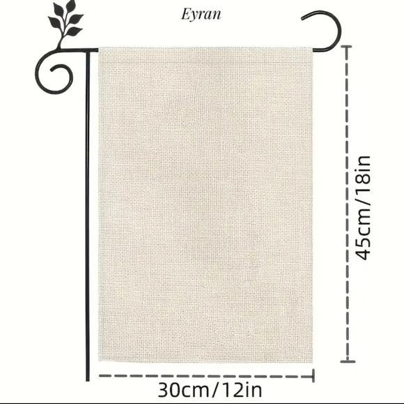 Meowica patriotic cat garden flag, red white blue hat, tabby cat, independence - Picture 2 of 2